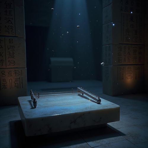 Khonsu's Tether Floating Through the Bent Pyramid