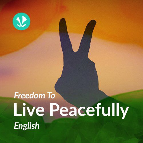Freedom To Live Peacefully - English